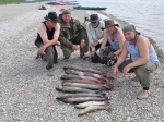 Die Angler 2012 am Olenjok Die Angler 2012 am Olenjok