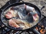 Fisch in Öl gebraten Fisch in Öl gebraten