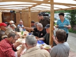 … herzlicher und herzhafter Empfang…