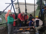 Regen an der oberen Tomba