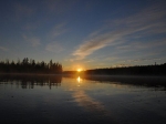 Ein Sommertag beginnt in der Taiga