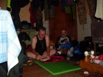 Unser Hütte im Dorf Patom