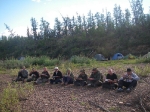 Tischordnung in der Taiga